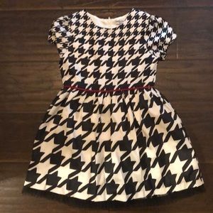 Houndstooth girl’s dress